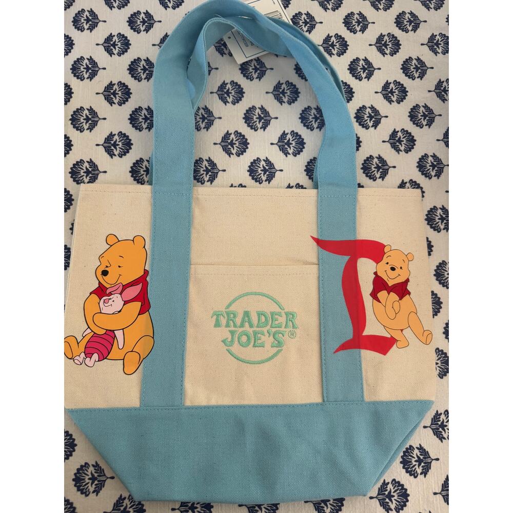 Disney Winnie the Pooh D Custom Made Trader Joes Mini Tote